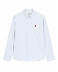 Ami Paris - Camicia Con Logo - Lyst