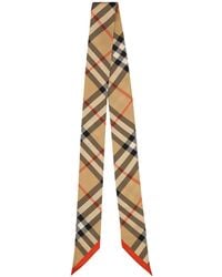 Burberry - Check Scarf - Lyst