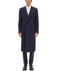 McQueen - Double-Breasted Coat - Lyst
