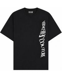 Versace Jeans Couture - T-Shirt Con Logo "Liquify Rubber" - Lyst
