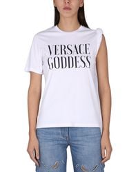 Versace - Goddess T-Shirt - Lyst