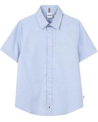 BOSS - Camicia A Maniche Corte - Lyst