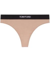 Tom Ford - Thong With Logo - Lyst