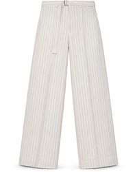 Sacai - Pinstripe Tailored Pants - Lyst