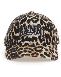 Ganni - Baseball Hat With Logo - Lyst
