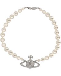 Vivienne Westwood - Collana Di Perle Con Orb - Lyst