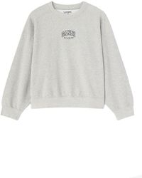 Ganni - Sweatshirt With Logo - Lyst