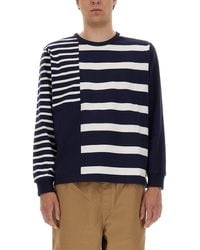 UMBRO X YMC - "60S" Patchwork Sweatshirt - Lyst