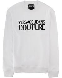 Versace Jeans Couture - Felpa Con Logo - Lyst