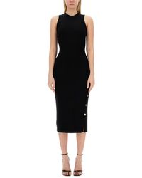 Moschino - Buttoned Dress - Lyst