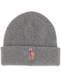 Moncler - Beanie Hat With Logo - Lyst