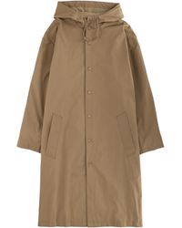 A.P.C. - Hooded Trench Coat - Lyst