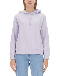 A.P.C. - Sweatshirt With Logo - Lyst