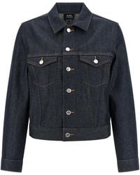 A.P.C. - Denim Jackets - Lyst