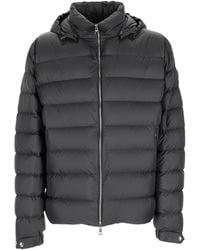 Moncler - Piumino Corto "Arneb" Con Cappuccio - Lyst