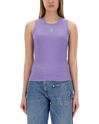 JW Anderson - Canotta Con Logo "Anchor Jwa" - Lyst