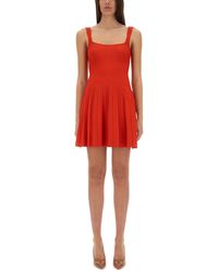 STAUD - Ellison" Short Dress - Lyst