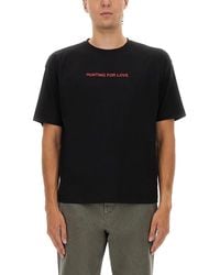 Aspesi - Graphic Crew Neck T-Shirt - Lyst