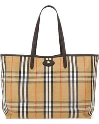 Burberry - Medium "Tote Highlands" Shoulder Bag - Lyst