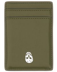 McQueen - Magnetic Card Holder "Skull" - Lyst