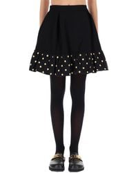 Moschino - Flared Mini Skirt - Lyst