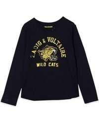 Zadig & Voltaire - Maglietta A Manica Lunga - Lyst