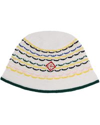 CASABLANCA - Knit Hat With Logo - Lyst