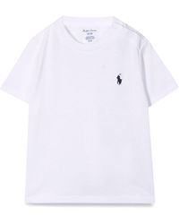Polo Ralph Lauren - T-Shirt Manica Corta Con Logo - Lyst