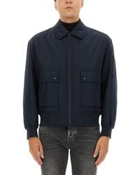 BOSS - Bomber Jacket With Removable Lining - Lyst