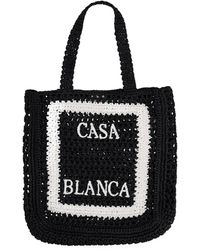 CASABLANCA - Woven Logo Tote Bag - Lyst