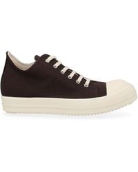 Rick Owens - Sneaker Basse Iin Denim - Lyst