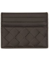 Bottega Veneta - "Woven" Credit Card Holder - Lyst