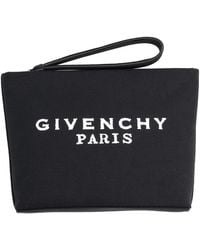 Givenchy - Clutch Bag With Logo - Lyst