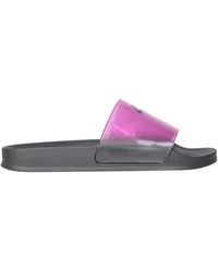 Giuseppe Zanotti - Transparent Polyvinyl Chloride Slide Sandals - Lyst