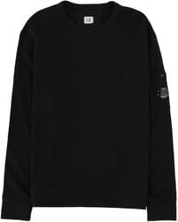 C.P. Company - C. P. Company Felpa Con Patch Logo - Lyst
