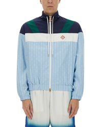 CASABLANCA - Pinstripe Laurel" Track Jacket - Lyst