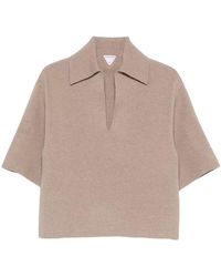 Bottega Veneta - Cashmere Polo Shirt - Lyst