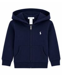 Polo Ralph Lauren - Felpa Baby Con Zip E Cappuccio - Lyst