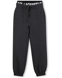 KARL LAGERFELD - Jogging Pants With Logo - Lyst