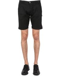 Alpha Industries - Cotton Bermuda With Logo - Lyst