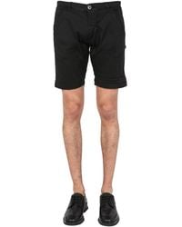 Alpha Industries - Cotton Bermuda With Logo - Lyst