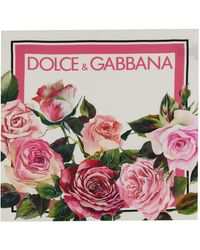 Dolce & Gabbana - Foulard A Fiori - Lyst