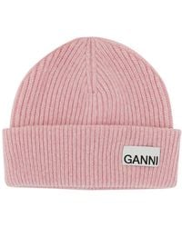 Ganni - Cappello Beanie - Lyst