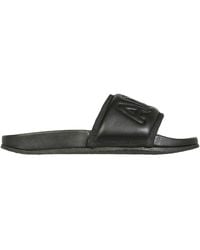 Ambush - Leather Slide Sandals - Lyst