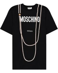 Moschino - Graphic Crew Neck T-Shirt - Lyst