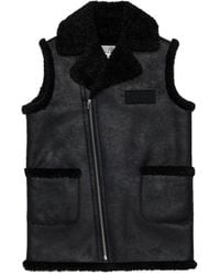 MM6 by Maison Margiela - Jacket With Logo - Lyst