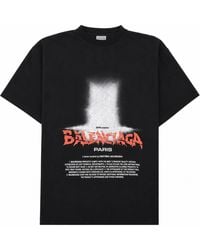Balenciaga - T-Shirt Con Stampa - Lyst