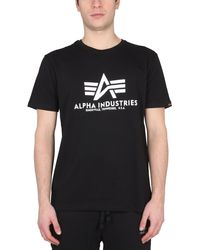 Alpha Industries - T-shirt With Logo - Lyst
