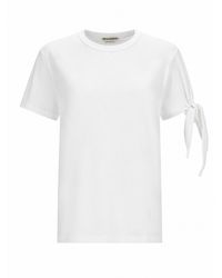 JW Anderson - T-Shirt Con Manica Annodata - Lyst