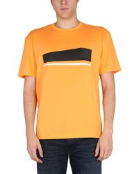 BOSS - T-Shirt Con Stampa Logo - Lyst